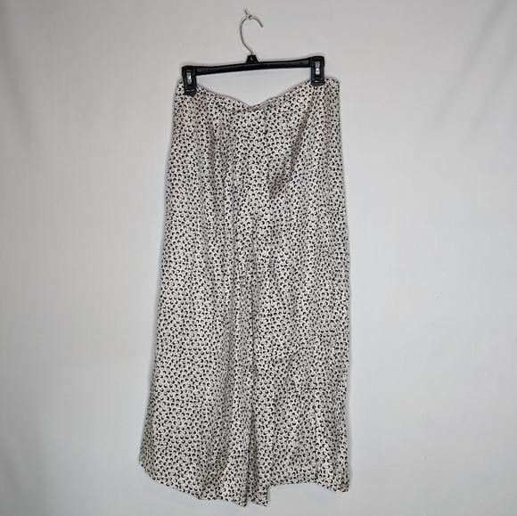 VINCE. Black and White Wrap Skirt - Picture 8 of 15